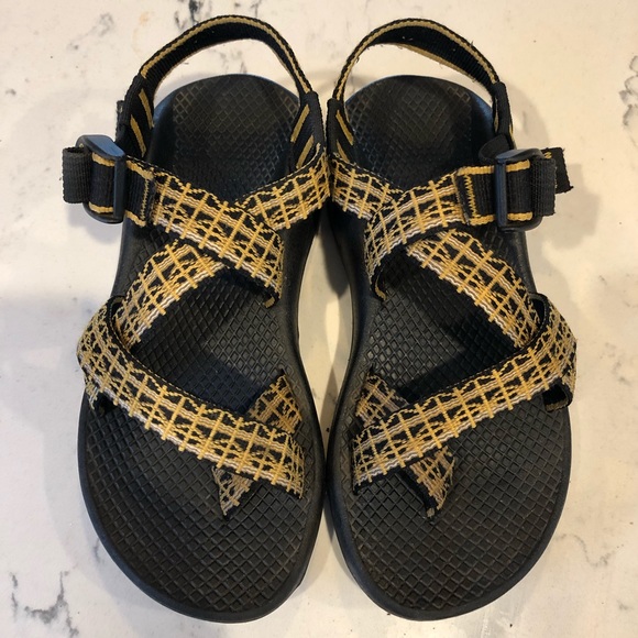 yellow chaco sandals